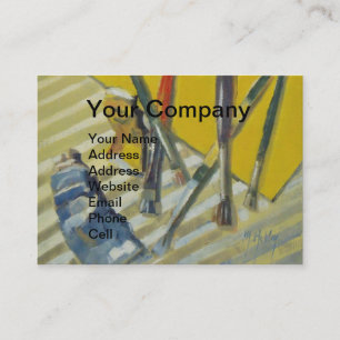 Artist Painter's Palette Colourful Paint  Business Card