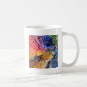 Artist Painter's Palette Colourful Paint Coffee Mug