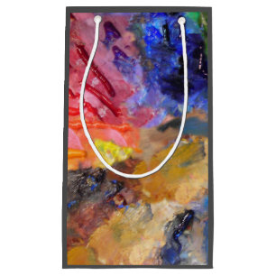 Artist Painter's Palette Colourful Paint Small Gift Bag