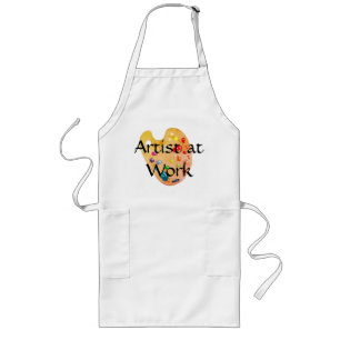 Artist Painting Painters Crafts Cooking Baking Long Apron