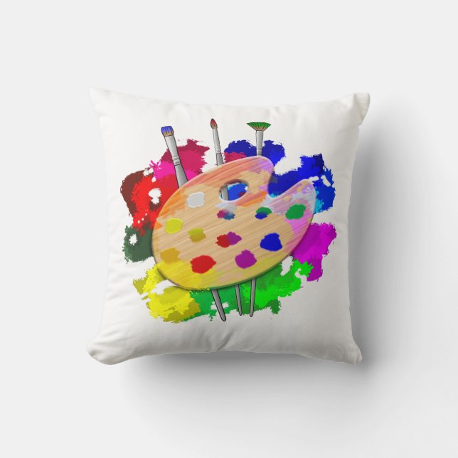 Artist Palette Artist Cushion (Front)