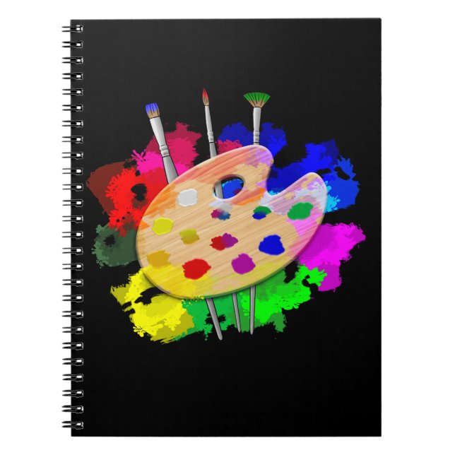 Artist Palette Artist Notebook (Front)