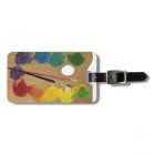 Artist palette rectangle rainbow