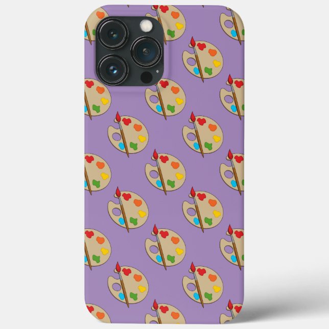 Artist Palette with Paint Brush Case-Mate iPhone Case (Back)