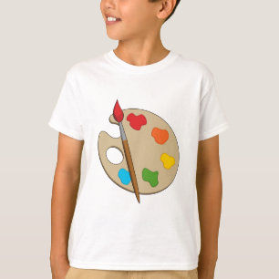 Artist Palette with Paint Brush T-Shirt