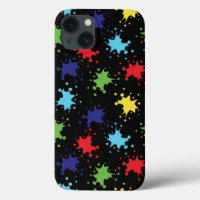 Artist palettes paint splatter