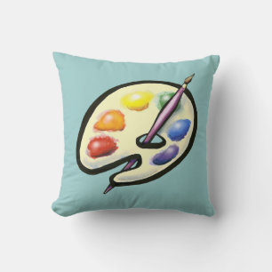 Artist Pallet Cushion
