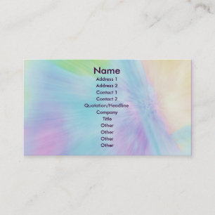 "Artist" Profile Card - Customisable
