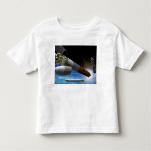 Artist rendition of a heavy-lift rocket toddler T-Shirt