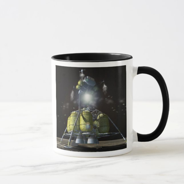 Artist rendition of a new spaceship to the moon 3 mug (Right)