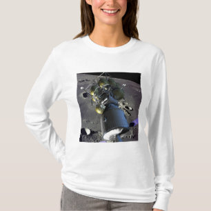 Artist rendition of a new spaceship to the moon T-Shirt