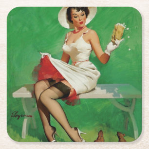 Artist Square Paper Coaster