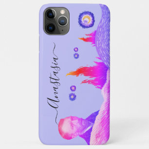 artist Starry Night editable violet Case-Mate iPhone Case