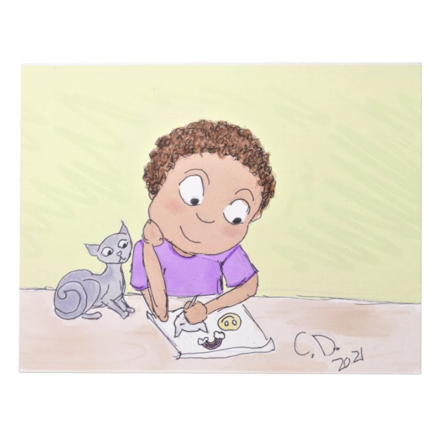 artist Tails&Tots Notepad (Front)