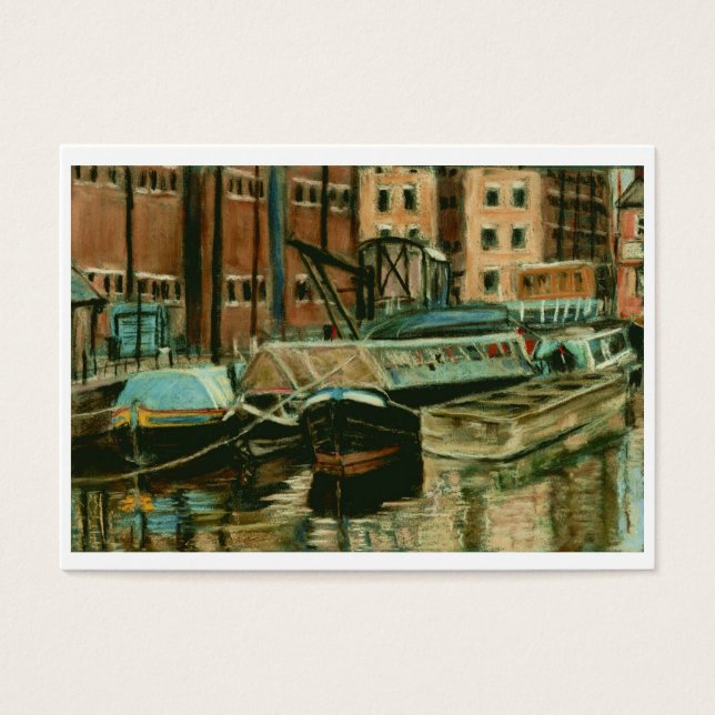 Artist Trading Card, Gloucester Docks (Front)