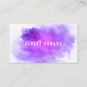 Artist   Watercolor Business Card