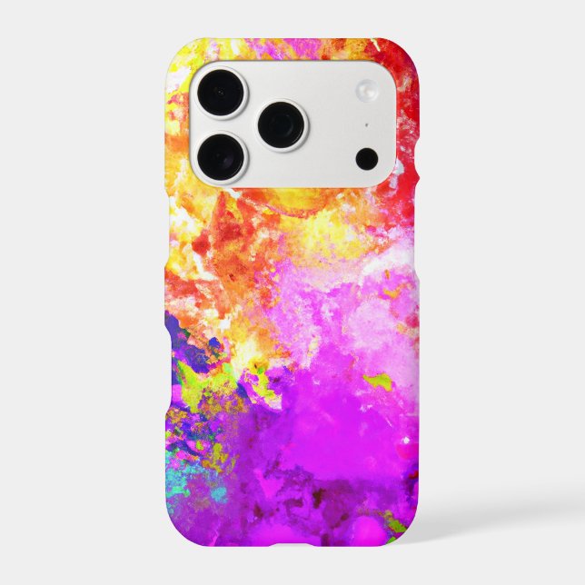 Artistic Abstract Colour Explosions (Back)