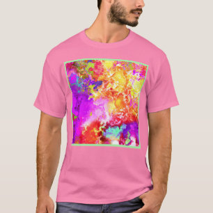 Artistic Abstract Colour Explosions T-Shirt