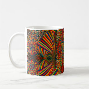 Artistic Abstract Pattern Tie for cup
