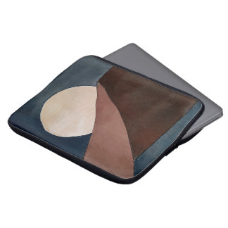 Artistic abstract watercolor painting laptop sleeve