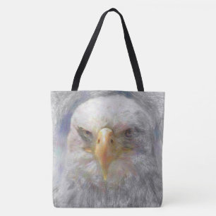 Artistic Animal eagle. Tote Bag