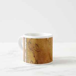 Artistic background watercolor espresso cup
