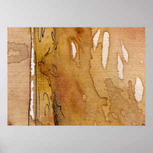 Artistic background watercolor poster