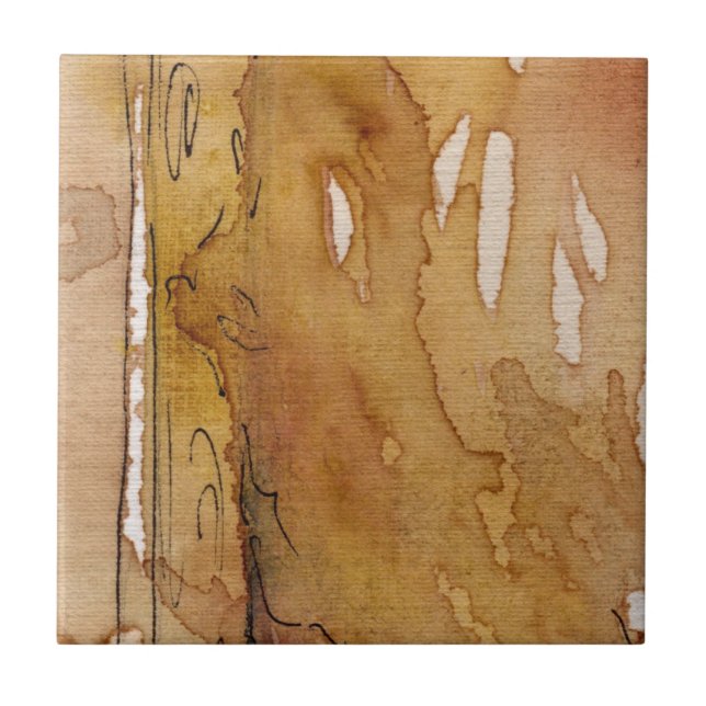 Artistic background watercolor tile (Front)