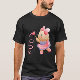 Artistic Ballet Ballerina Pointe Barr Graphic 10 T-Shirt