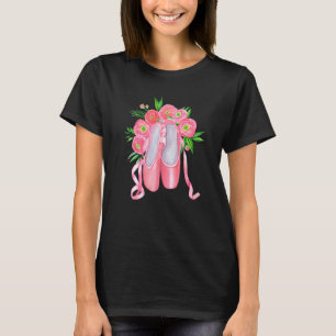 Artistic Ballet Ballerina Pointe Barr Graphic  12 T-Shirt