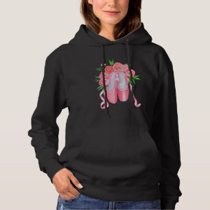 Artistic Ballet Ballerina Pointe Barr Graphic 14 Hoodie