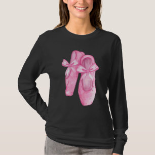 Artistic Ballet Ballerina Pointe Barr Graphic 18 T-Shirt