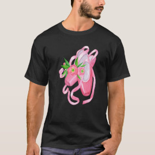 Artistic Ballet Ballerina Pointe Barr Graphic  19 T-Shirt