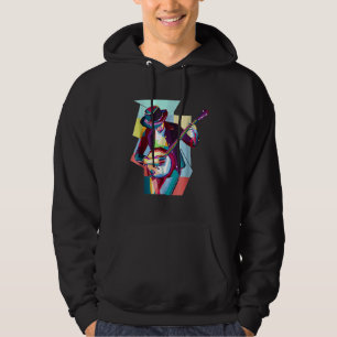 Artistic Banjo Player Music Life Acoustic Picking Hoodie