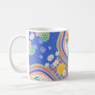 Artistic & Beautiful Collage Mug Multicolor