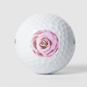 Artistic Big Pale Pink Rose Golf Balls