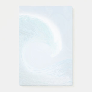 Artistic Blue Wave Post-it Notes