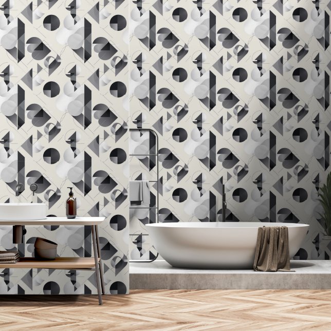 Artistic Boldness Wallpaper (Bathroom)