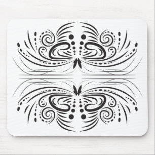 Artistic border mouse pad