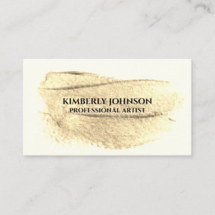Artistic Brushed Business Card