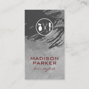 Artistic Brushed Water Colour Salon Business Card
