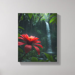 Artistic canvas (Red Paradise) Print