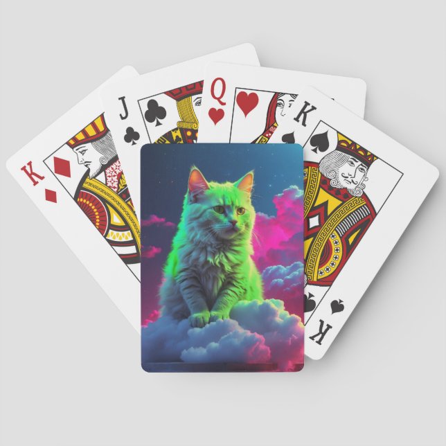 Artistic Cat Poker Cards (Back)
