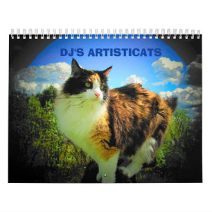 Artistic Cats - Artisticats by djoneill Calendar