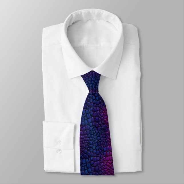 Artistic Christmas Gifts For Men Nature Inspired  Tie (Tied)