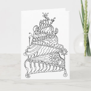 Artistic Christmas Tree Holiday Card