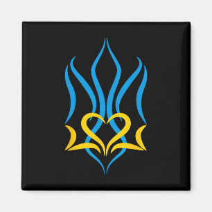 Artistic Coat Of Arms Of Ukraine Magnet
