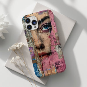 Artistic Collage Beauty Face Abstract Case-Mate iPhone 14 Pro Case