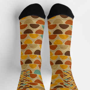 Artistic Colorful Geometric Illustration – Modern  Socks