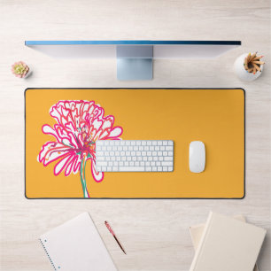 Artistic Colourful Flower Desk Mat